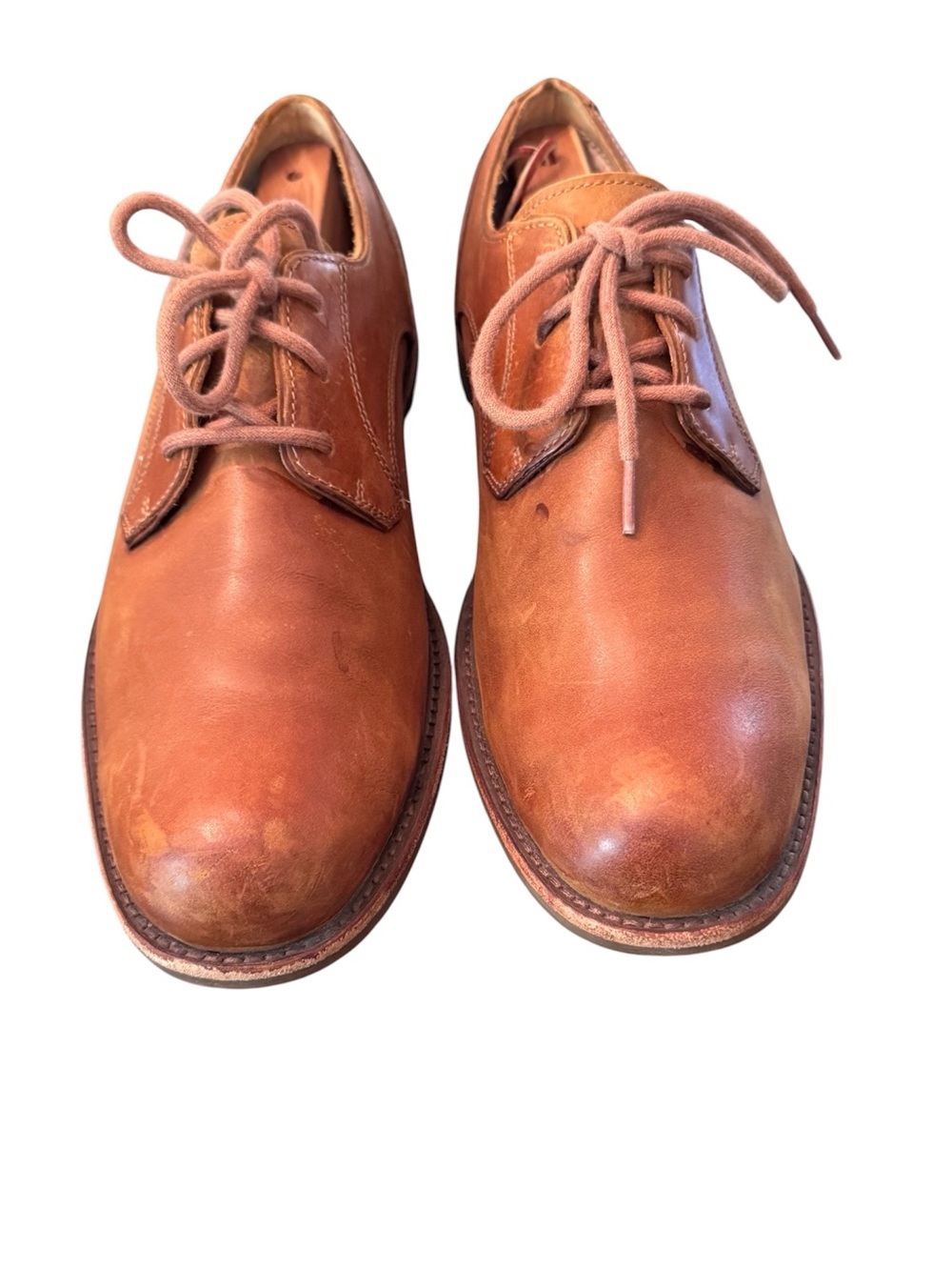 UGG Men's Hixson Oxford Brown Leather Shoes - Picture 3 of 10